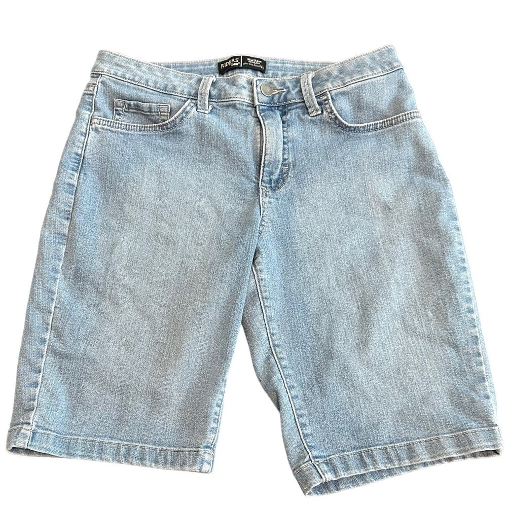 Riders by Lee, Mid Rise, Bermuda , Jean shorts , blue , size 6